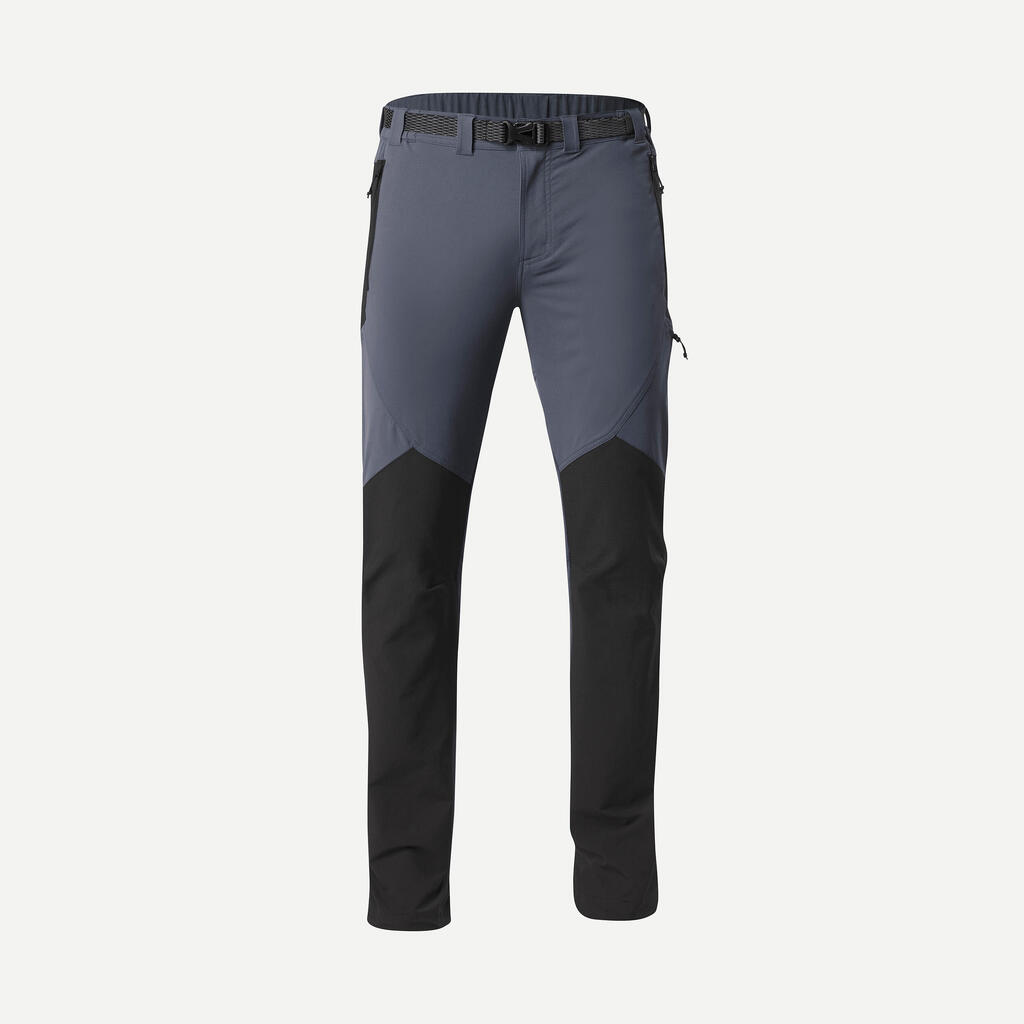 Pantalon de trek montagne déperlant et coupe-vent Homme - MT900