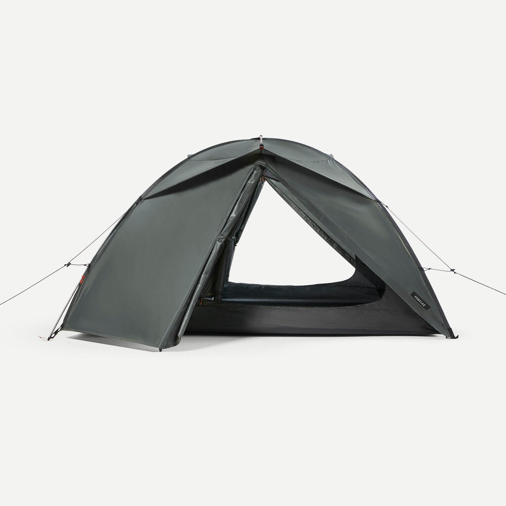 Šator za trekking MT500 kupolasti za 3 osobe sivi