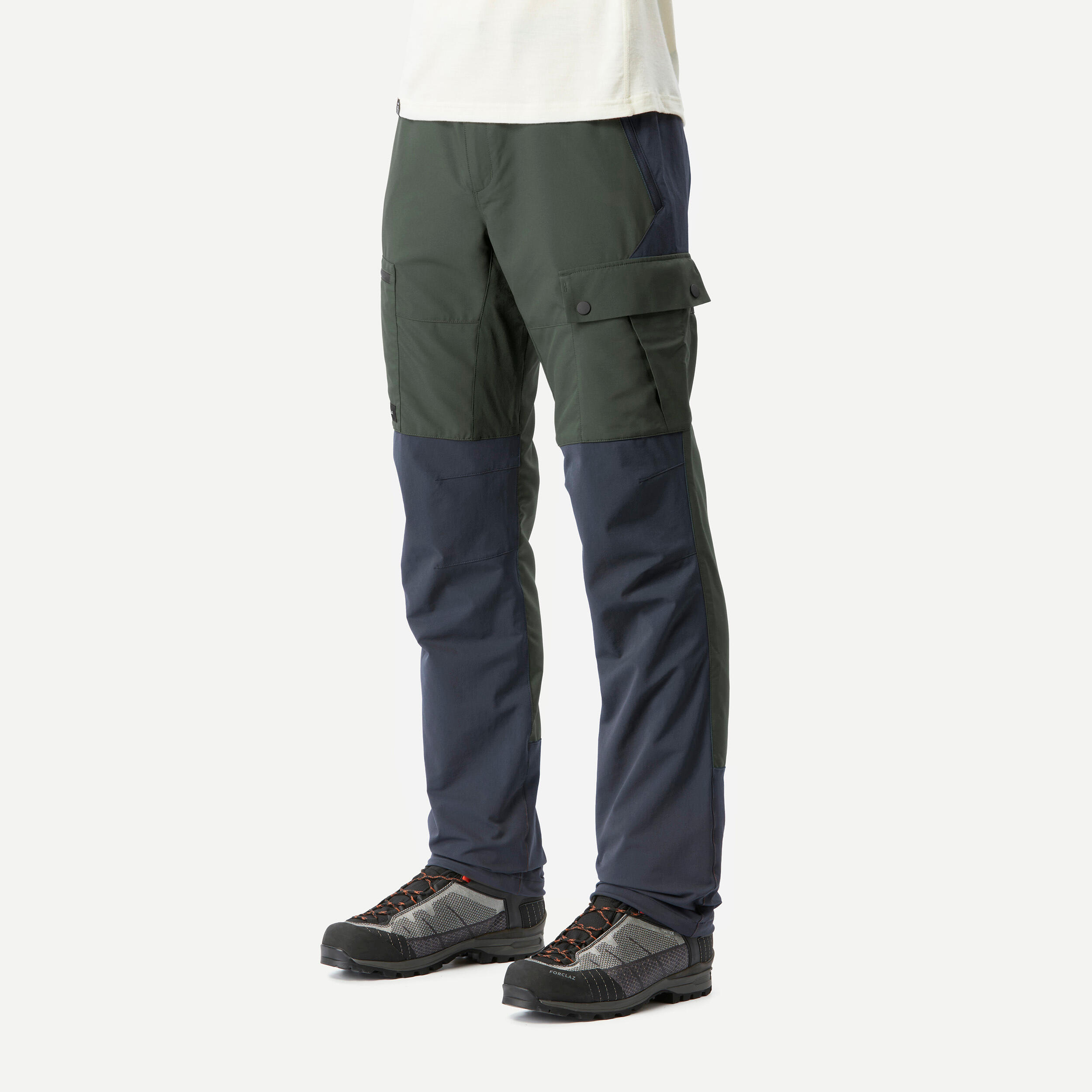 Men's robust trekking trousers - MT500 1/8