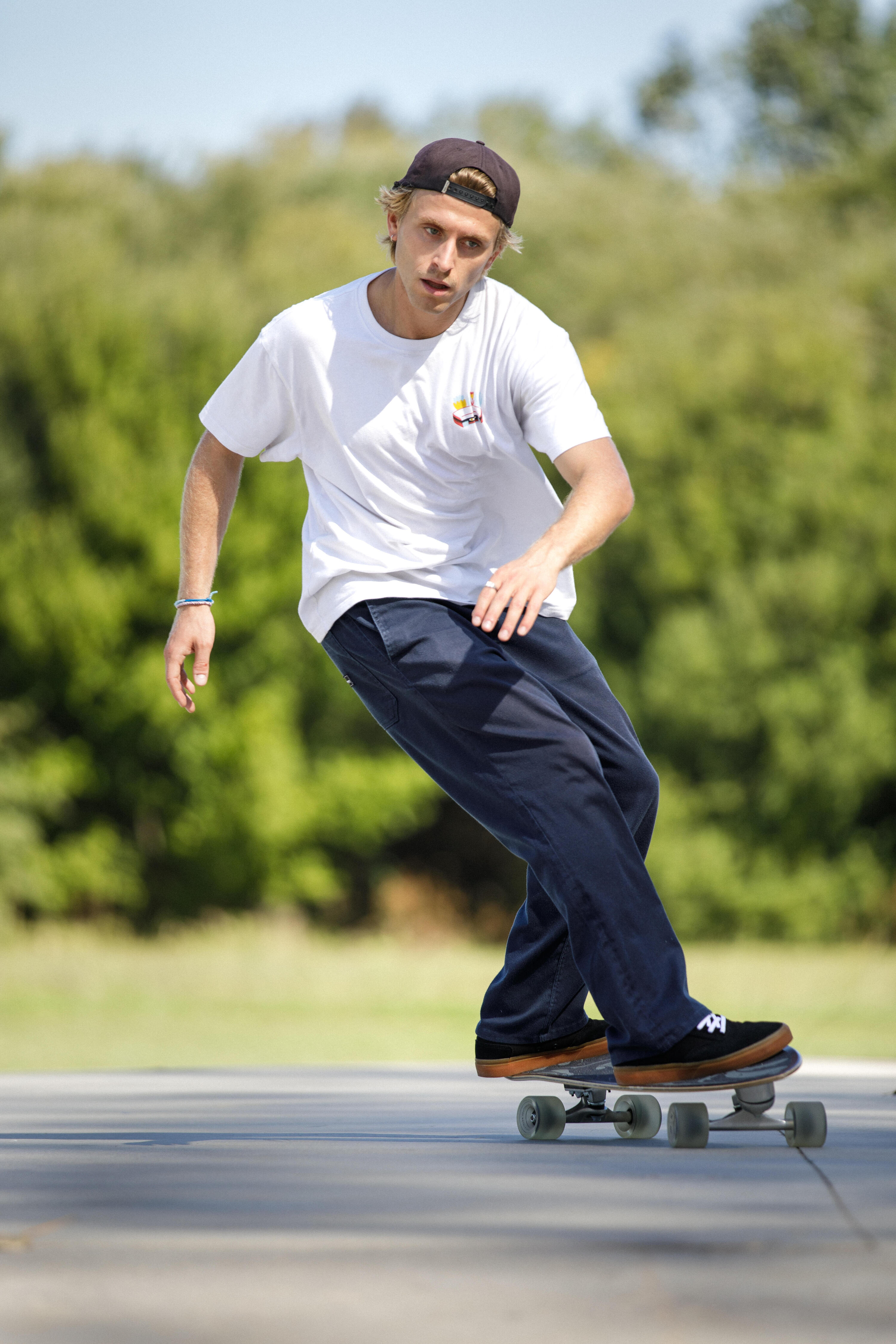 LONGBOARD SURFSKATE SURFTRAINING 34" WHITE OIL 14/20