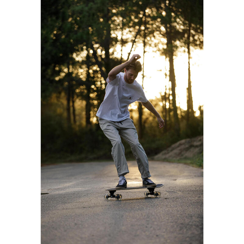 Longboard surfskate cruising NATURA blu