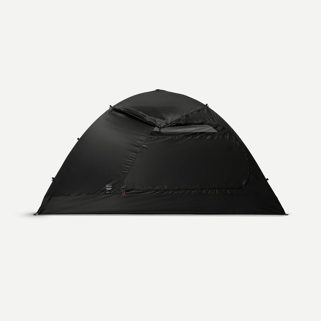 Šator za trekking MT500 kupolasti za 2 osobe sivi