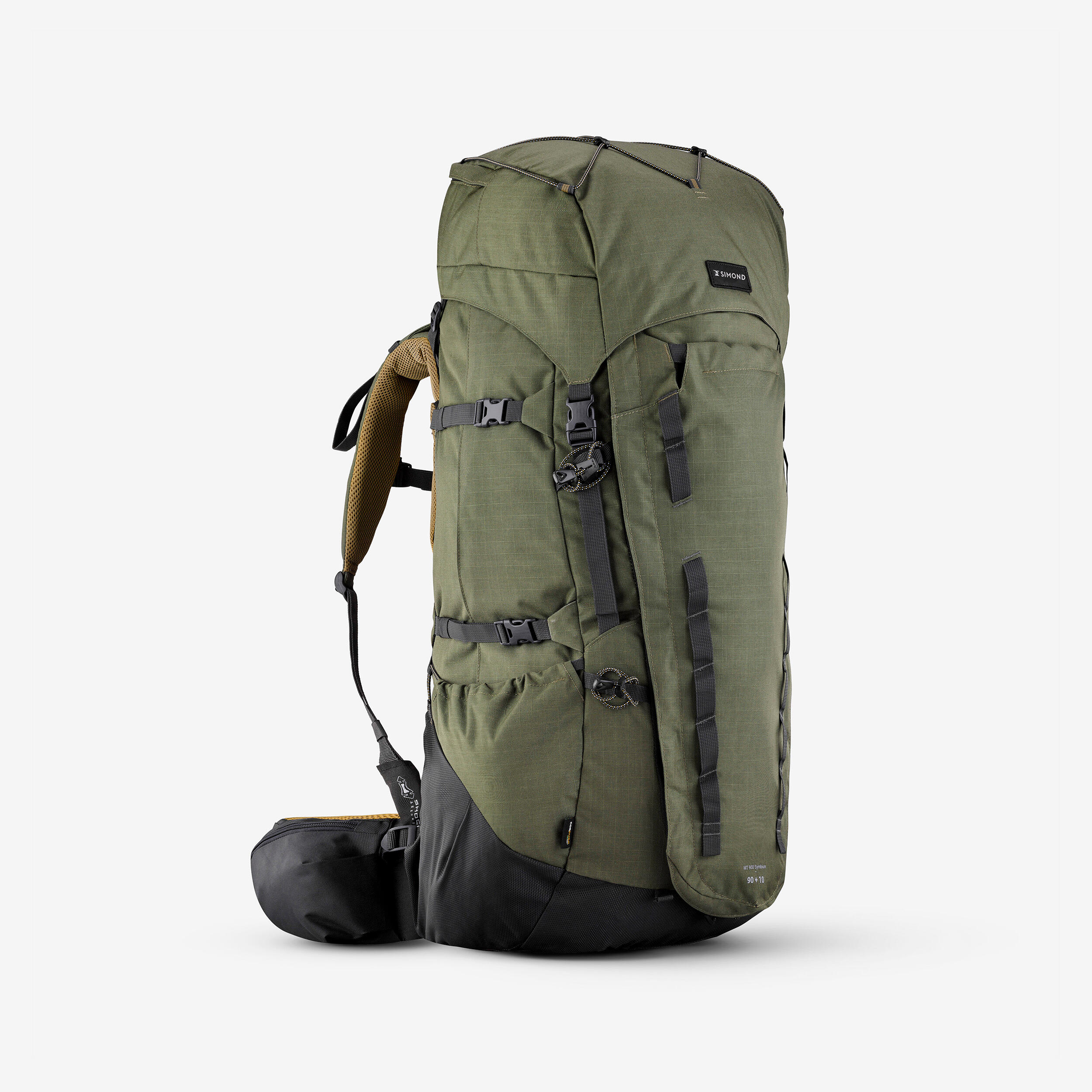Rucsac Trekking la munte MT900 Symbium 90+10L Kaki Bărbați