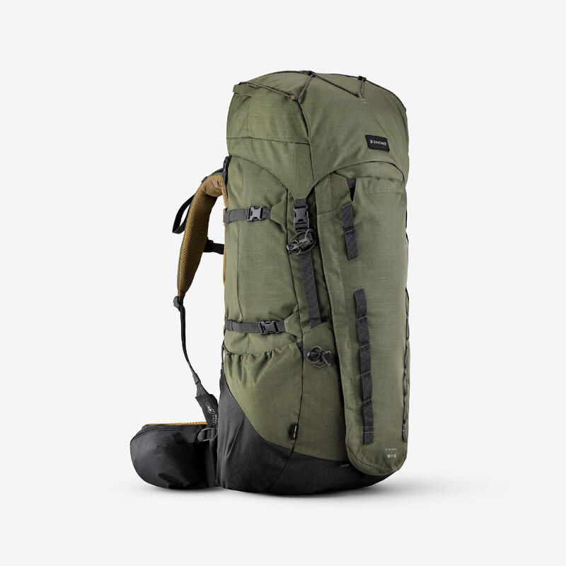 Erkek Outdoor Trekking Sırt Çantası - Haki - 90+10 L - MT900 Symbium