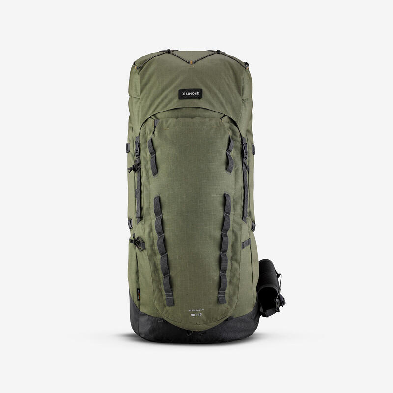 Rucsac Trekking la munte cu husă ploaie MT900 Symbium 90+10L Kaki Bărbați