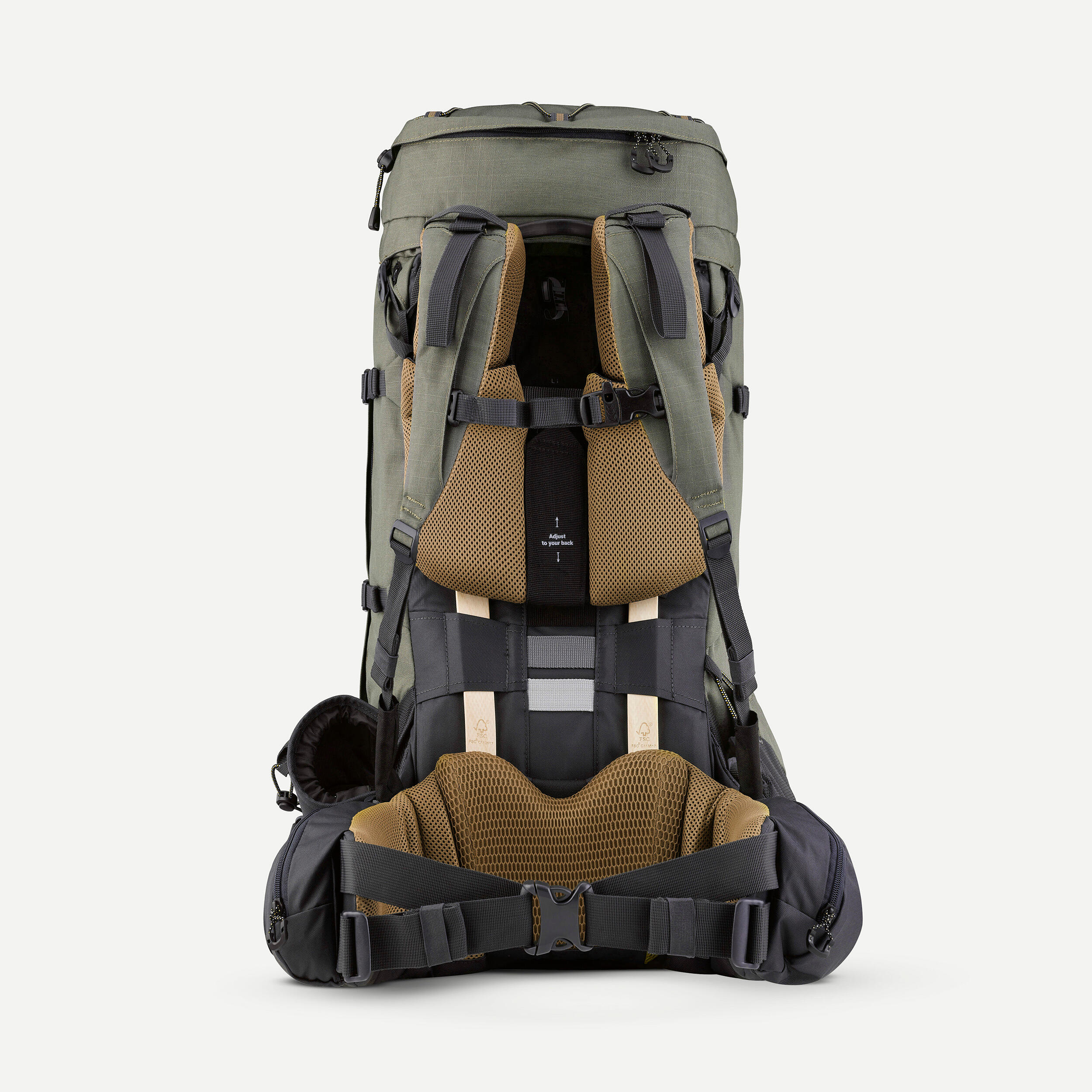 Uomo Zaino da trekking 50+10L - MT900 Symbium