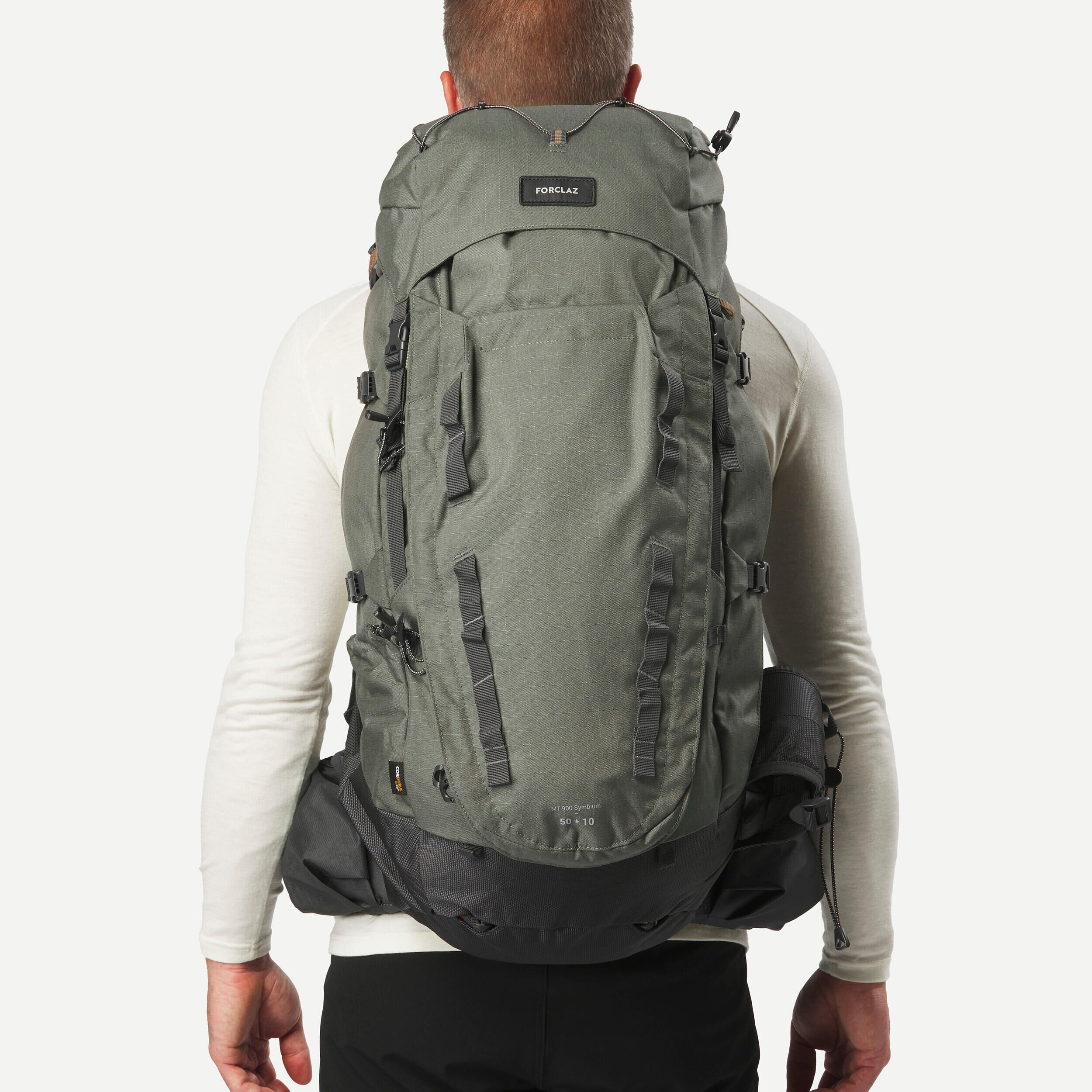 FORCLAZ Men’s trekking backpack 50+10L - MT900 Symbium