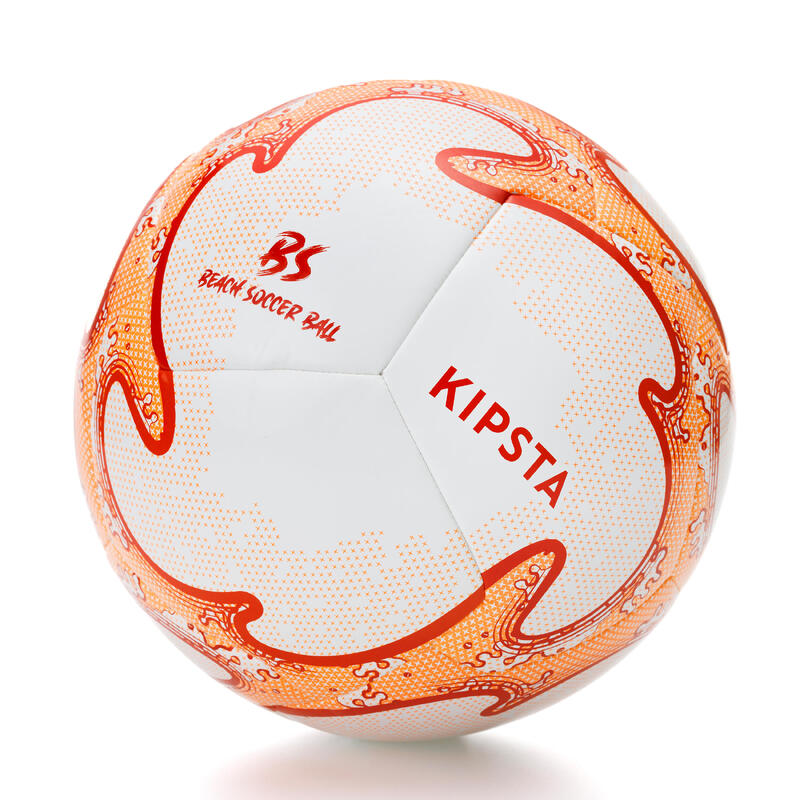 Plaj Futbolu Topu - 5 numara - Beyaz/Turuncu