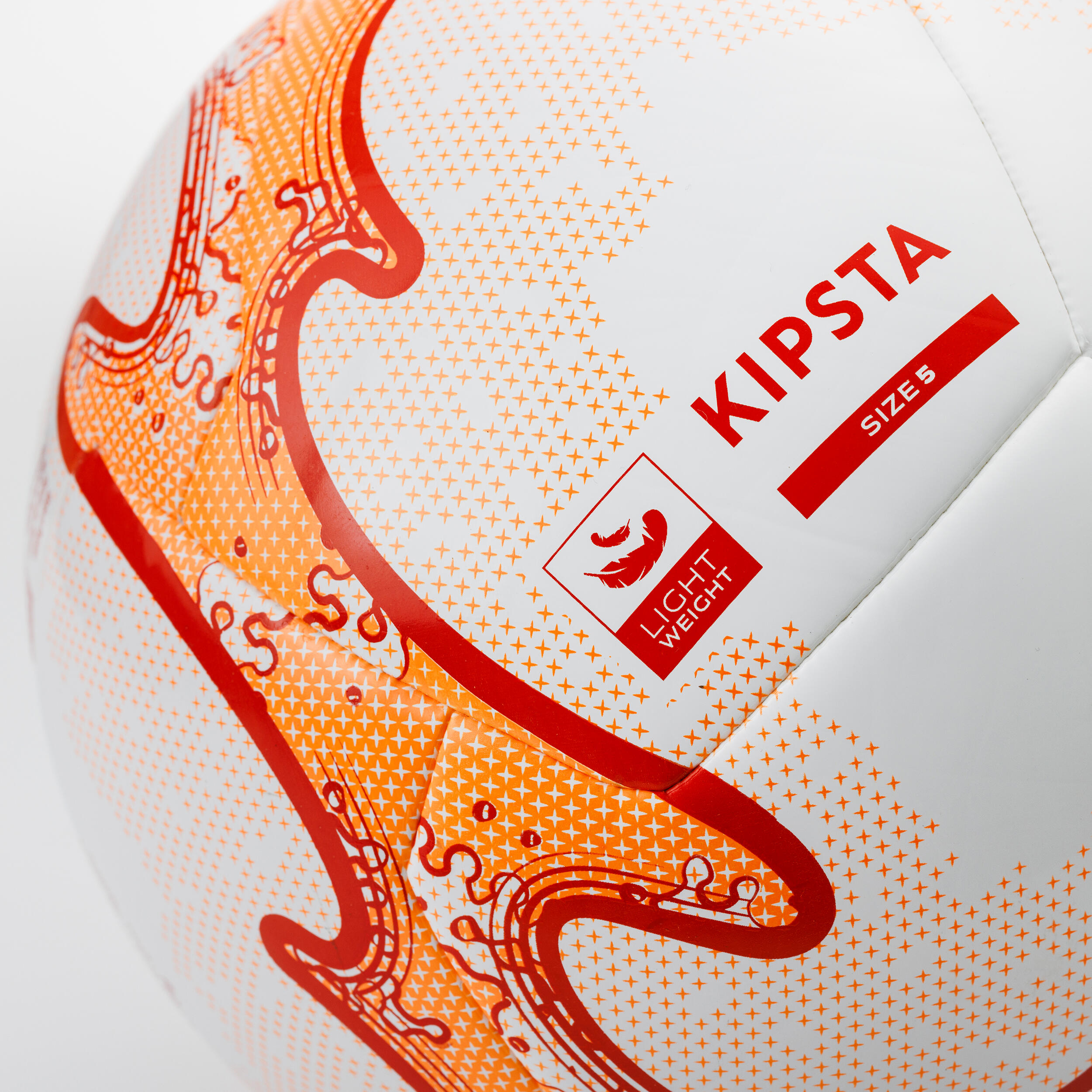 PALLONE DA BEACH SOCCER HYBRID LIGHT MISURA 5 BIANCO / ARANCIO