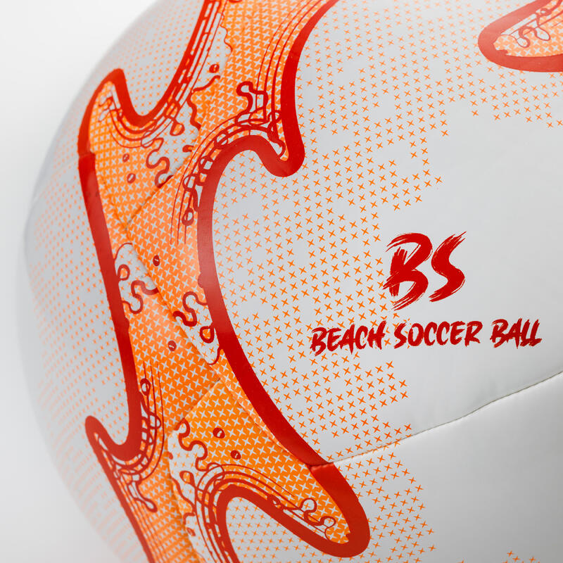 Pallone beach soccer BS LIGHT ibrido taglia 5 bianco-arancione