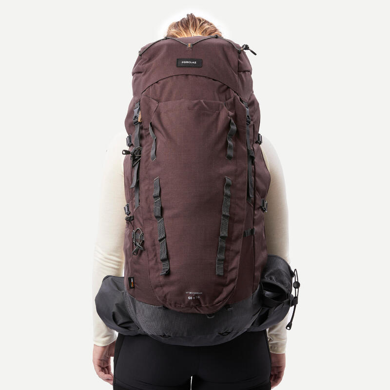 Trekkingrugzak voor dames 60+10 liter MT900 Symbium