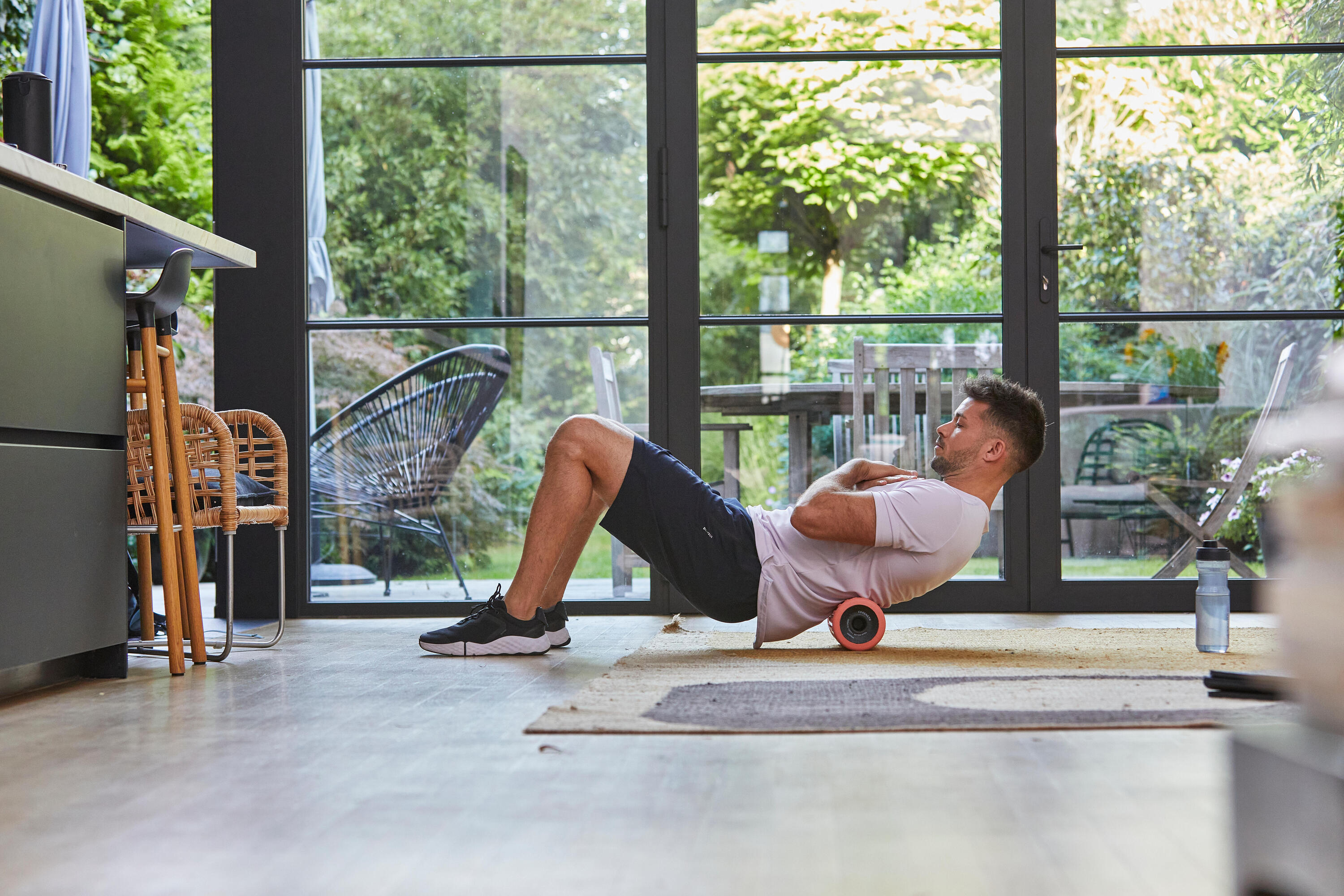 Rouleau de massage, dur - foam roller corail 4/7