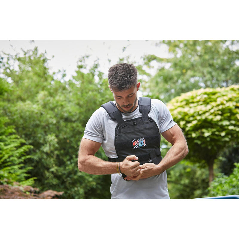 Adjustable Weight Training Weighted Vest 6 to 10 kg - Decathlon