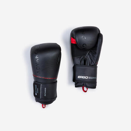 Gants de boxe avec intérieur 100% ventilé adulte, rose et blanc