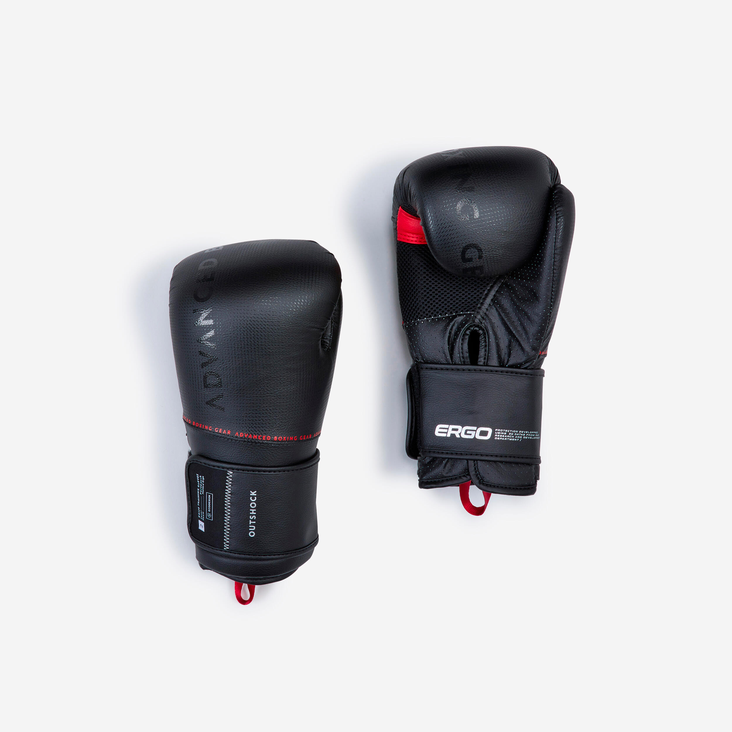 Luvas ergonómicas de boxe 120 preto