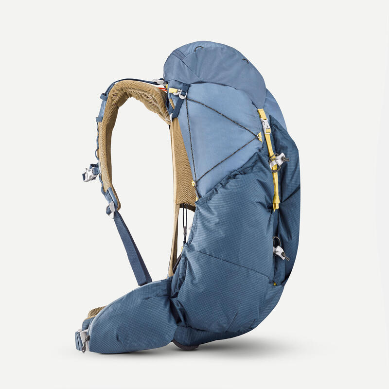 Zaino trekking uomo MT900 ULTRALIGHT 50+10L blu azzurro