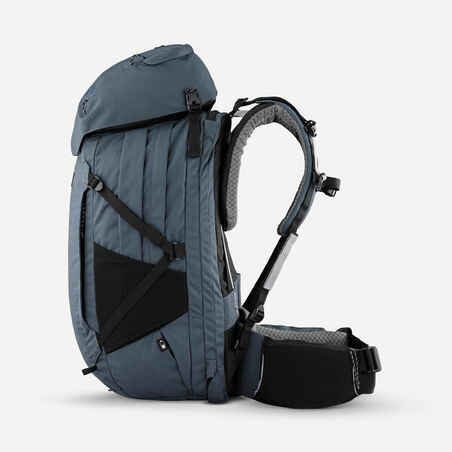 Women’s trekking backpack travel 900 50+6 l rucksack with suitcase opening