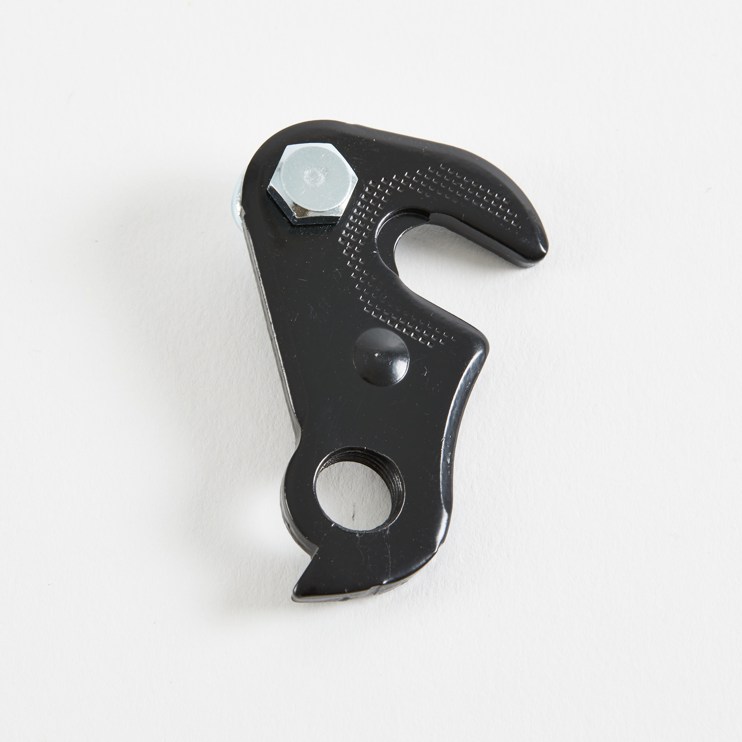 Patte De Dérailleur Vélo En Aluminium - Pour VTT Et VTC, Référence GH-0107, Couleur Argenté, Neuve Sous Emballage