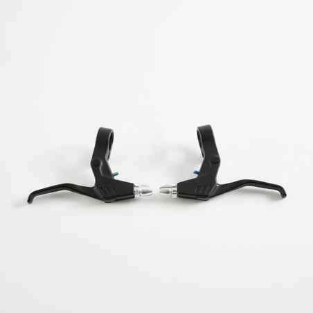 Palanca de frenos bicicleta V-brake	cortas - negro