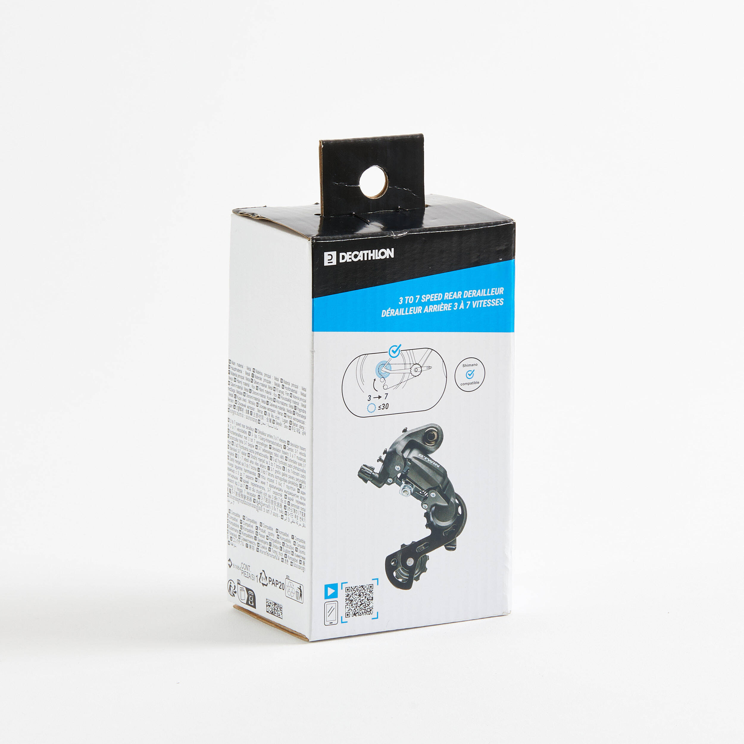 3 to 7 Speed Rear Derailleur -  2