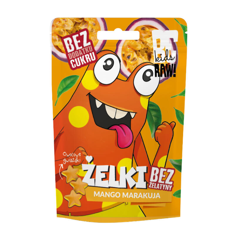 BeRAW kids żelki mango-marakuja 35g