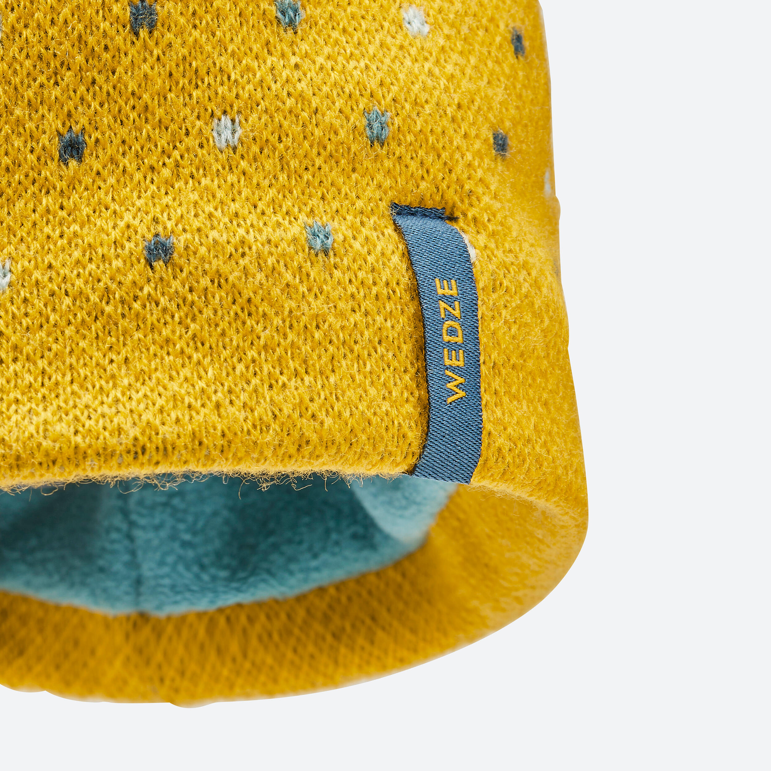 Baby Ski/Sledge Hat and Snood – WARM Yellow Spots 2/9