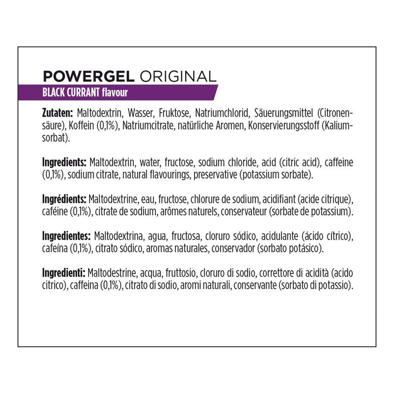 Gel énergétique POWER GEL Cassis 4x41g