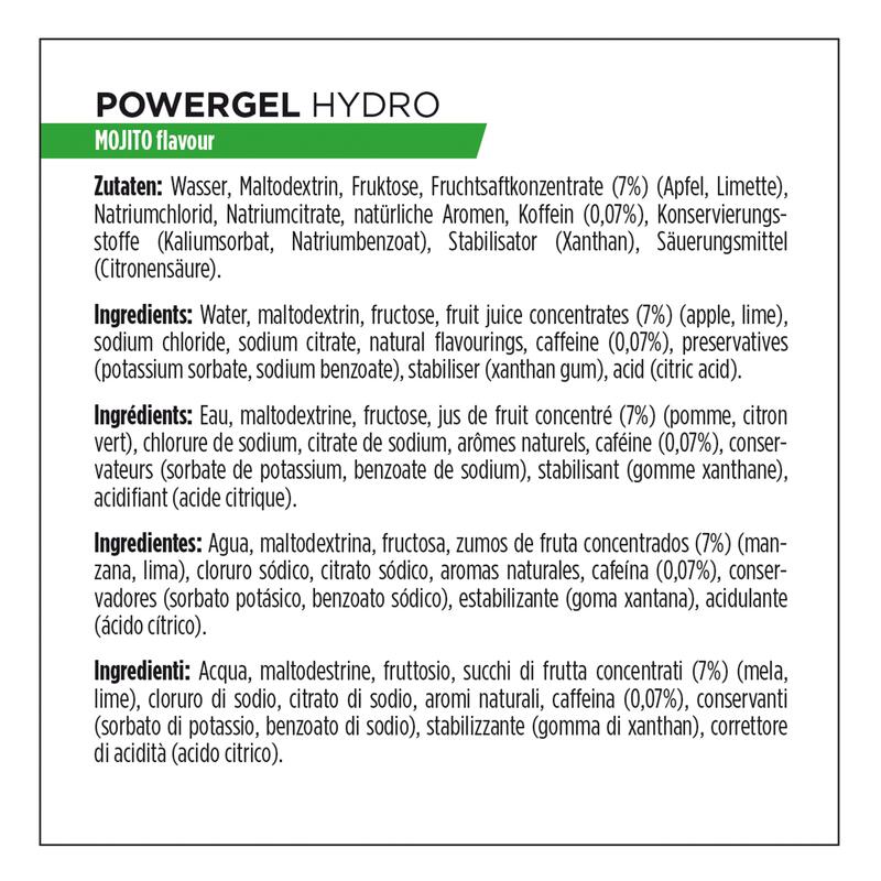 Energiazselé, 4-féle íz - Powergel Hydro