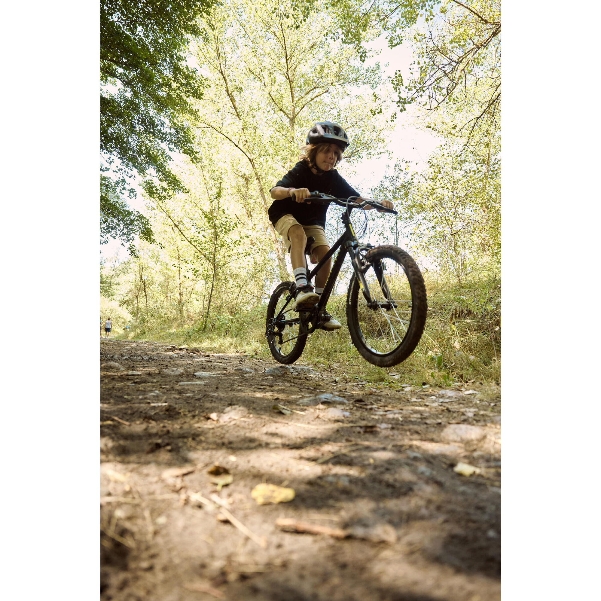 Expl 500 20" mountain bike nera per bambini, 6-9 anni