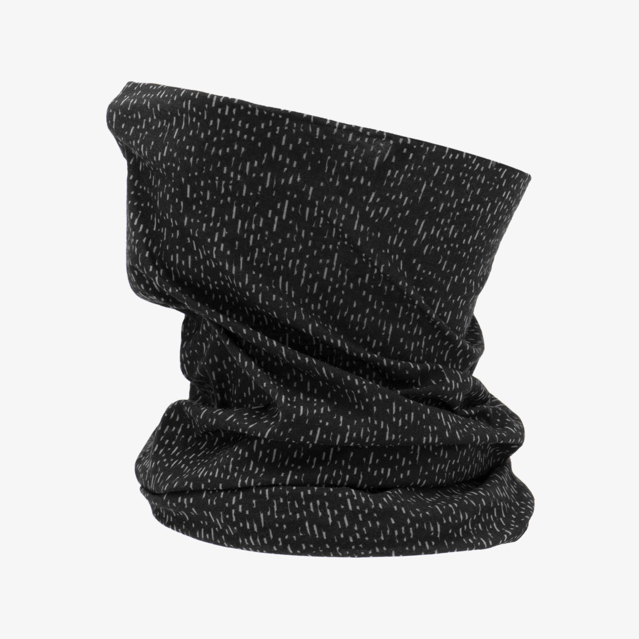 KIPRUN unisex running neck warmer/multi-function headband - black/grey -  1
