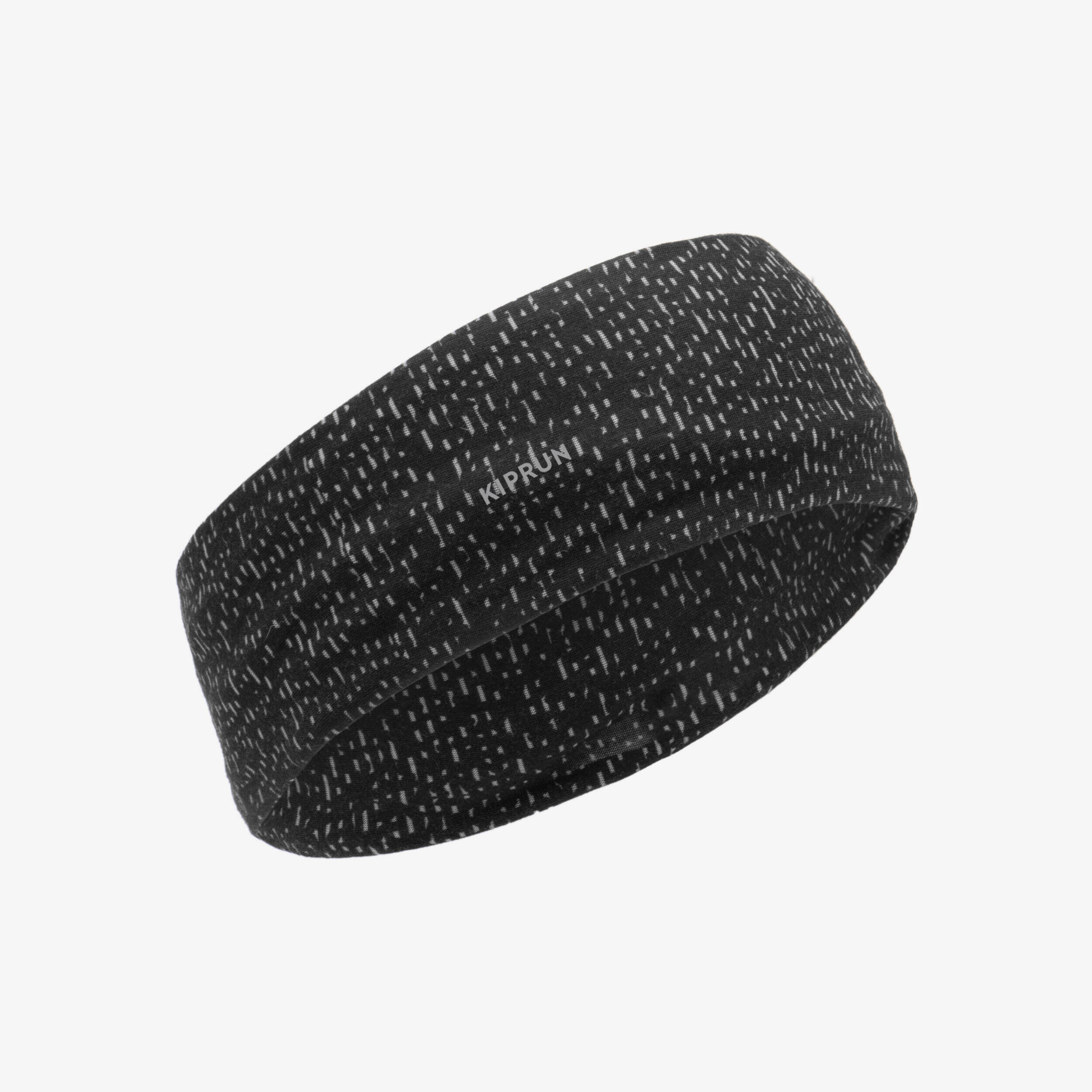 KIPRUN unisex running neck warmer/multi-function headband - black/grey -  2
