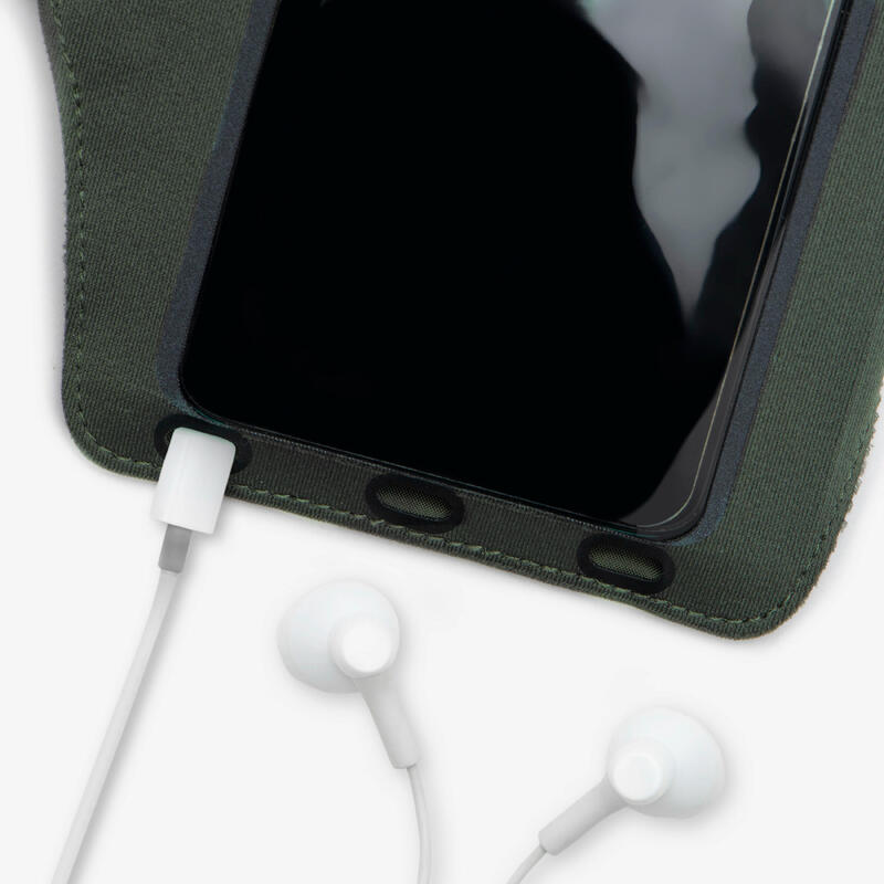 Porta-smartphone grande verde militare