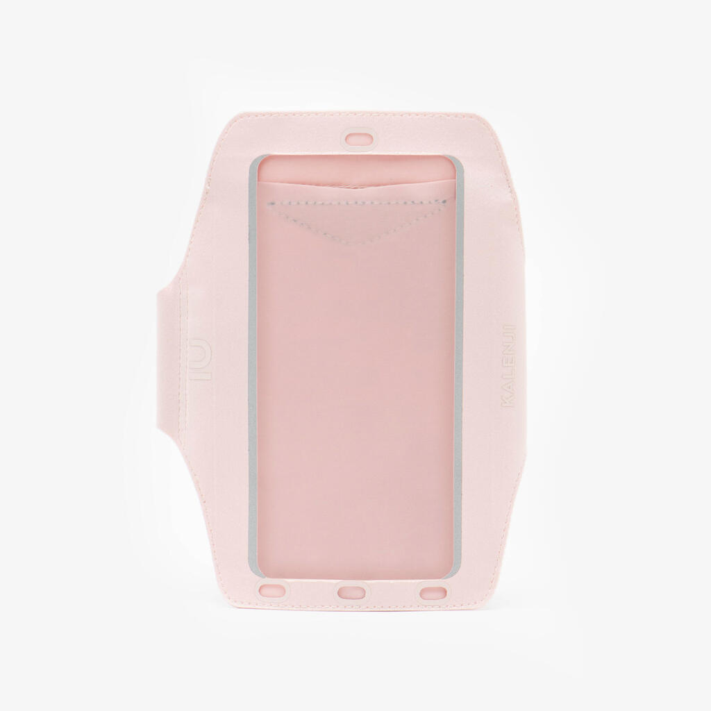 Brassard running smartphone grand téléphone Homme Femme  KIPRUN gris