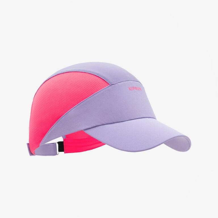 RUN DRY breathable kid's running cap - purple pink
