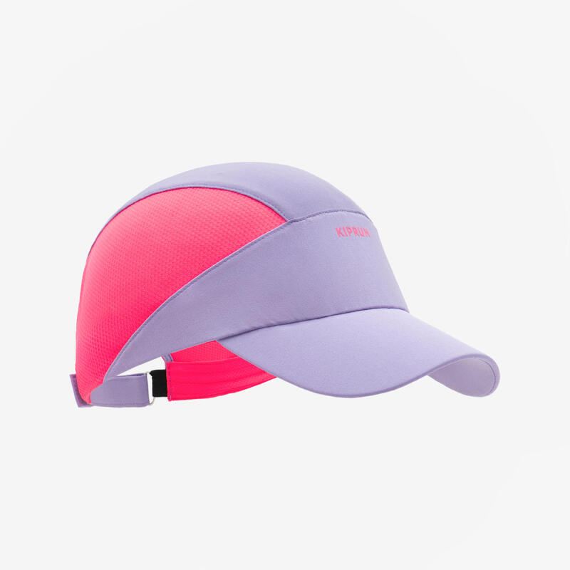 RUN DRY breathable kid's running cap - purple pink