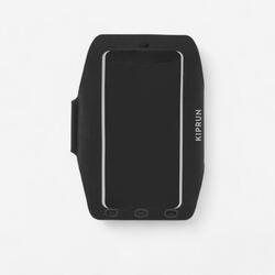 Hardloop armband voor grote smartphone zwart