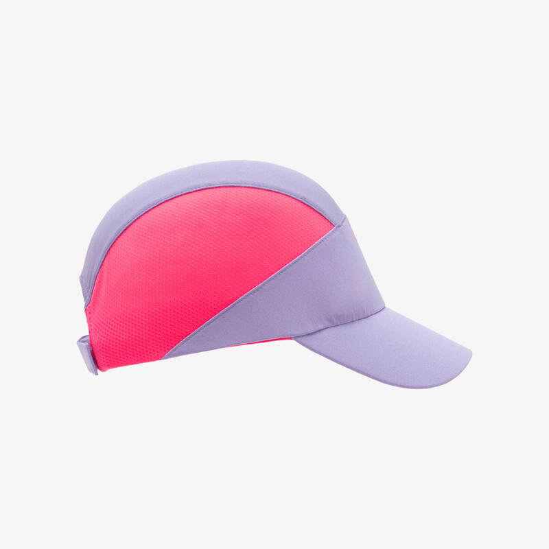KIPRUN RUN DRY breathable kid's running cap - purple pink