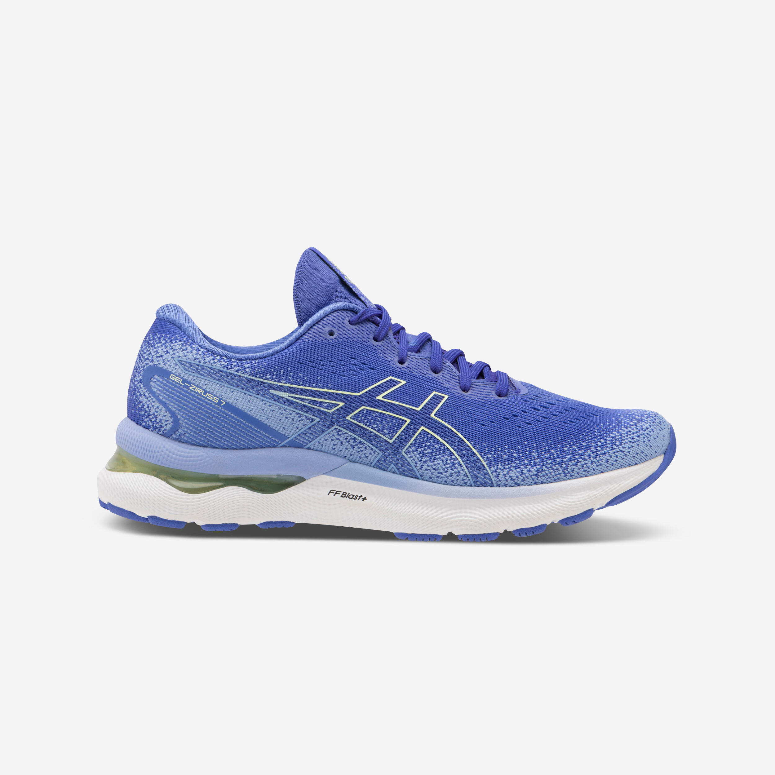 Asics - Chaussure De Running Femme Asics - Gel-ziruss 7 F Bleu Jaune - Chaussures De Sport - Running Trail Athletisme - Bleu - 39 - Decathlon