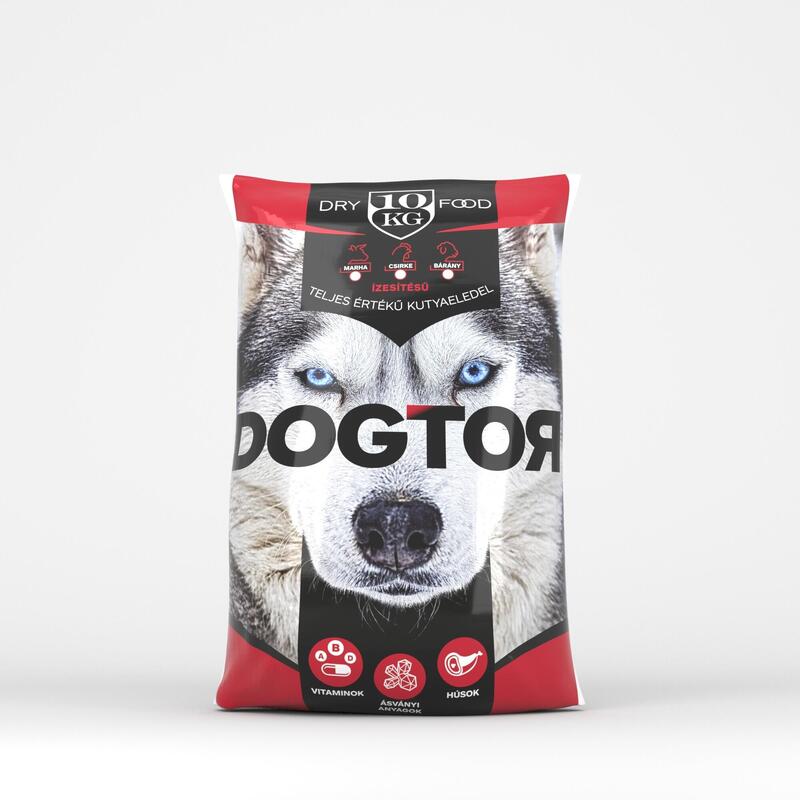 Dogtor marhás kutyatáp 10 kg