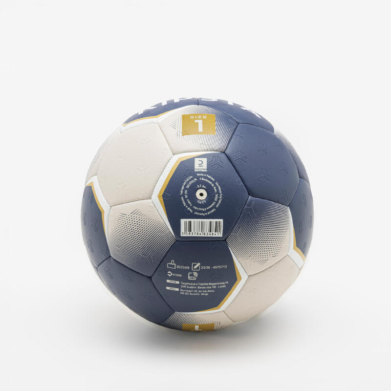 Minge de handbal mărimea 1 - hb500 hybride albastru-gri