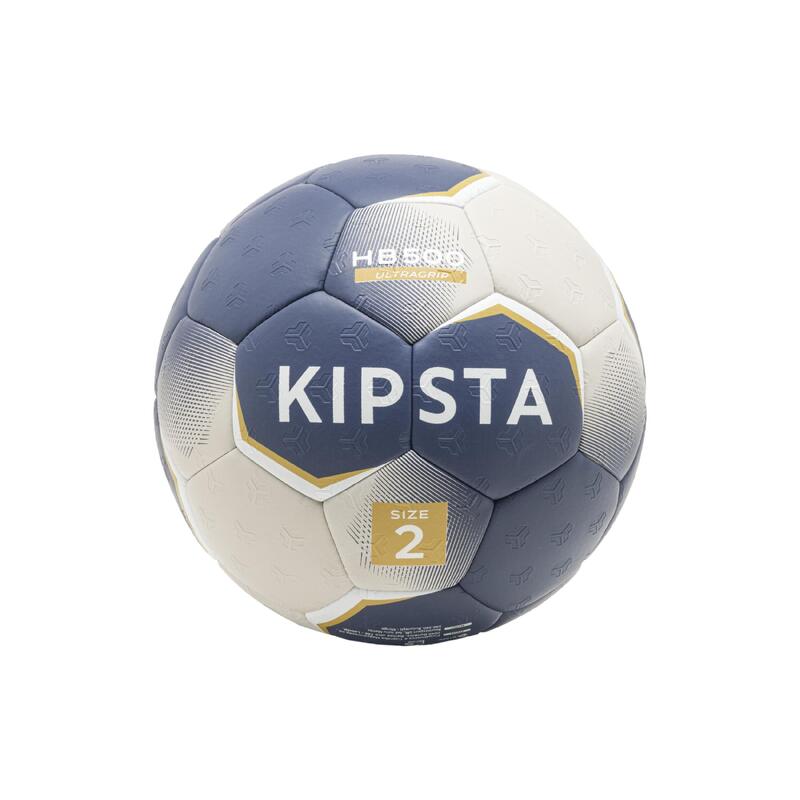 Ballon de handball Taille 2 - HB500 Hybride bleu/gris