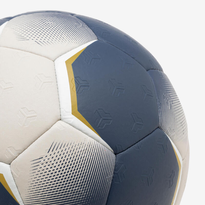 Minge de handbal mărimea 2 - hb500 hibrid albastru-gri