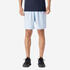 Men Sports Gym Shorts   Polyester With Zip Pockets - Dreamy Blue