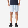 Men Gym Shorts Stretchable, Quick Dry with Zip Pockets - Dreamy Blue