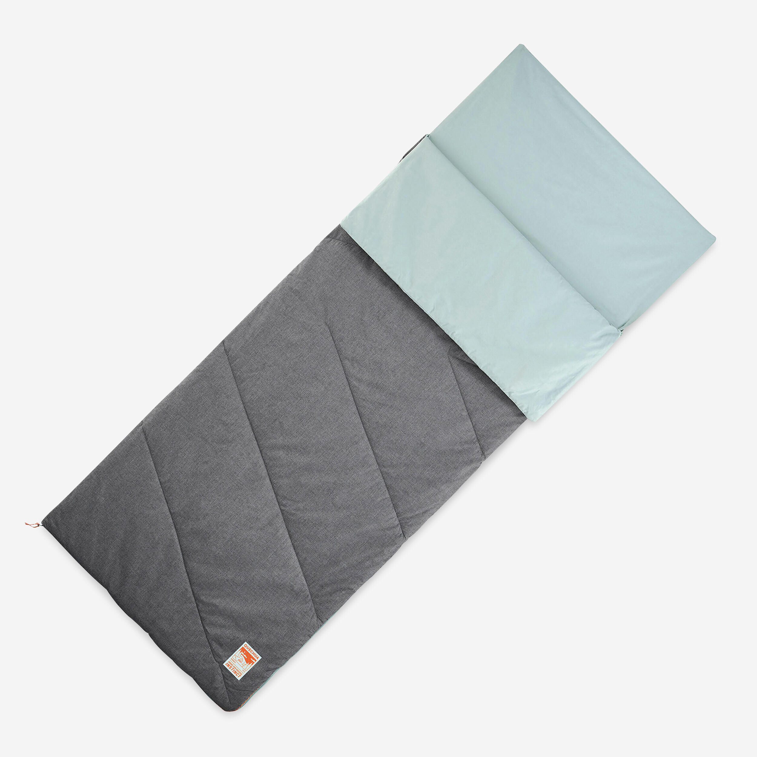 QUECHUA COTTON SLEEPING BAG FOR CAMPING - ARPENAZ 20° COTTON