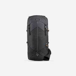 Ransel trekking gunung pria | TREK 100 Easyfit 50 L - hitam