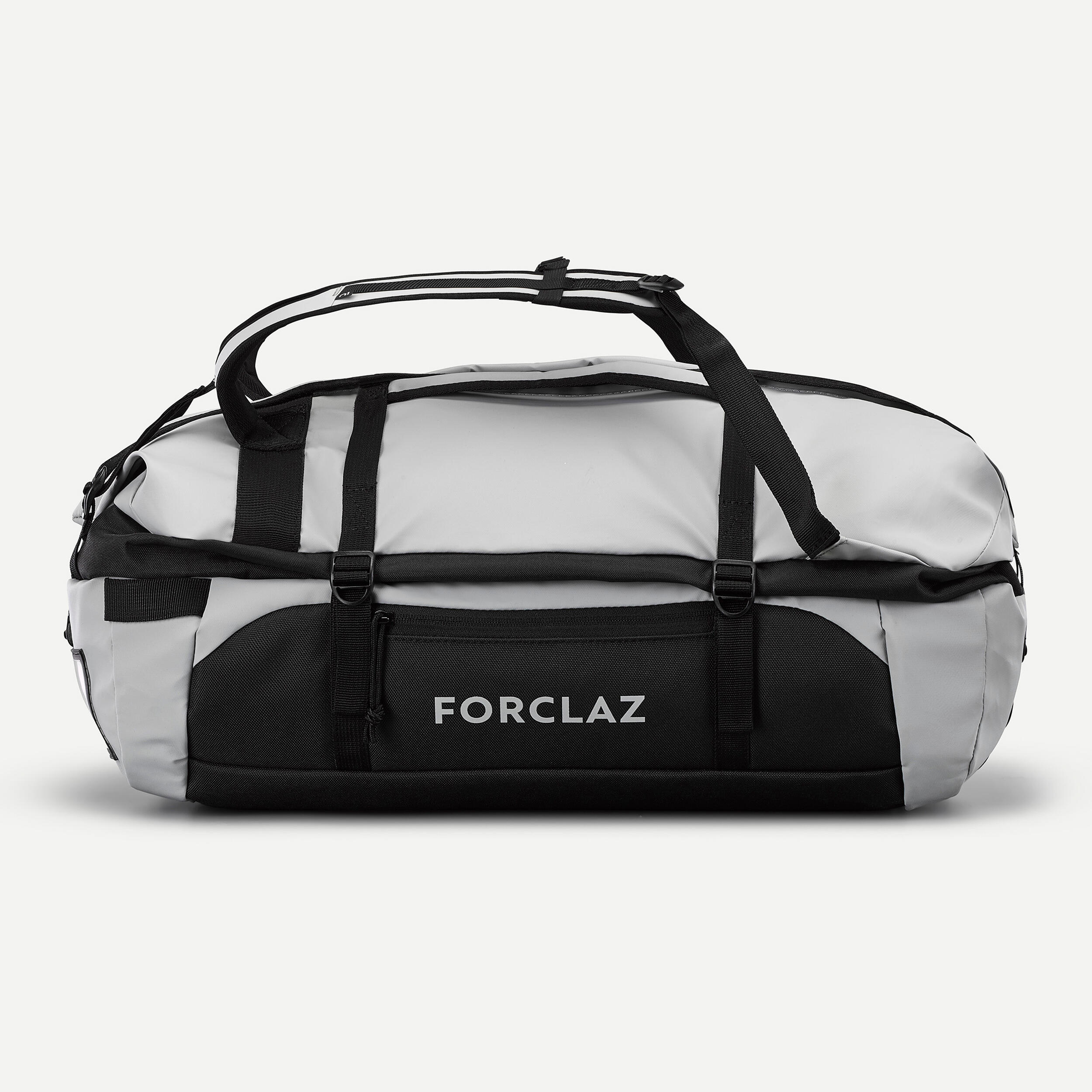 White overnight shop bag