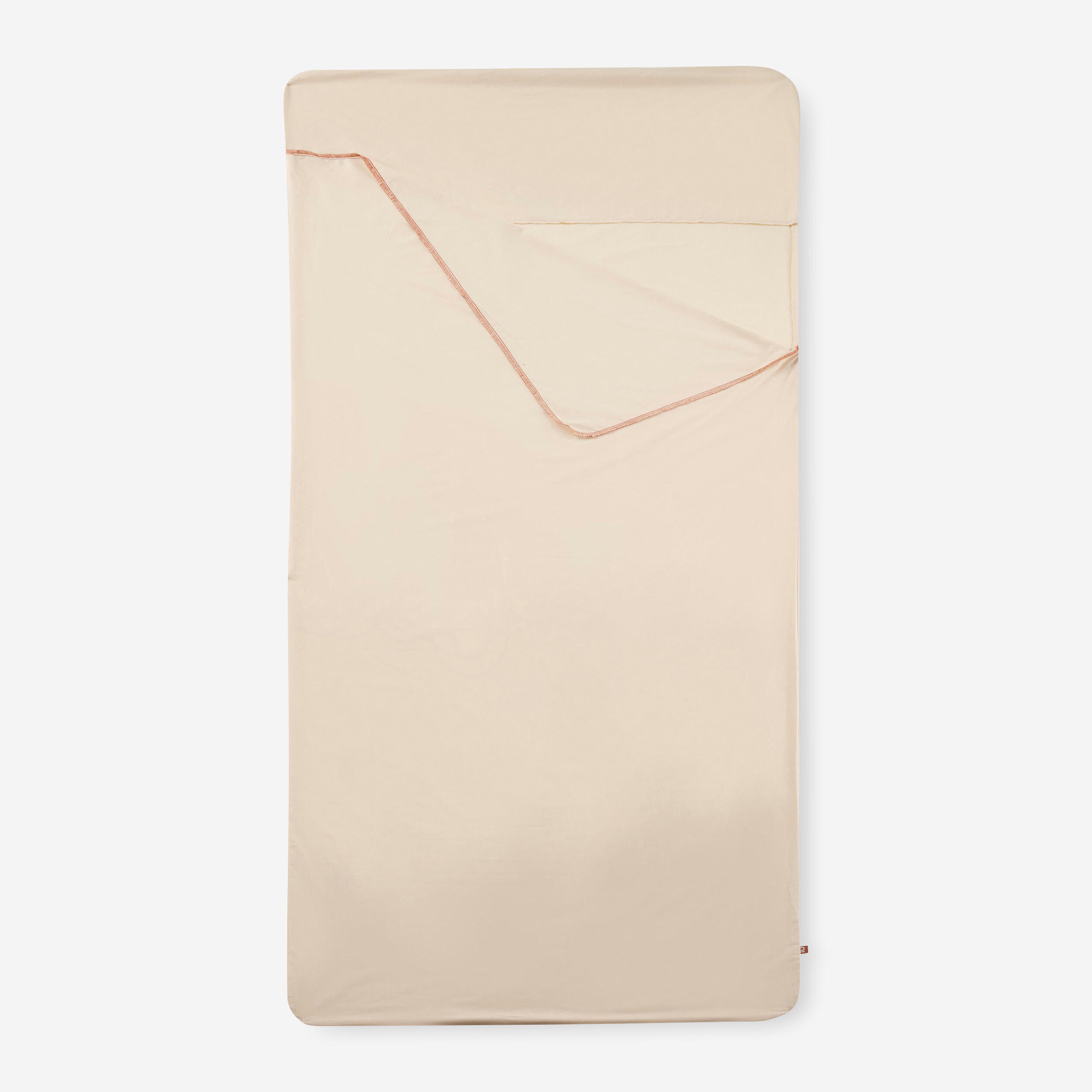 Camping Sleeping Bag Liner - Beige - QUECHUA