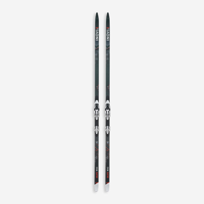 Schiuri Fond Skating 900 Camber MEDIUM+ Legături Rottefela Xcelerator Pro Adulți