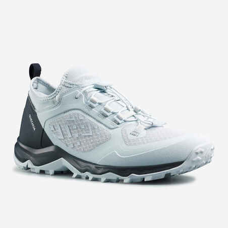 Tenis ultra-livianos para senderismo Hombre	Quechua FH500 blanco